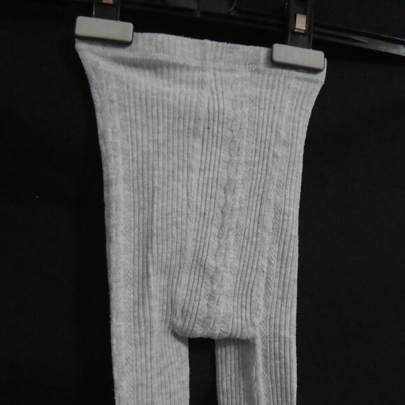 U KIDS | small - medium (8-10) | Ribbed Grey Tights - Picture 9 of 12